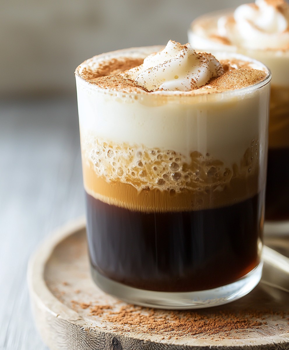 Espresso kalter Cappuccino