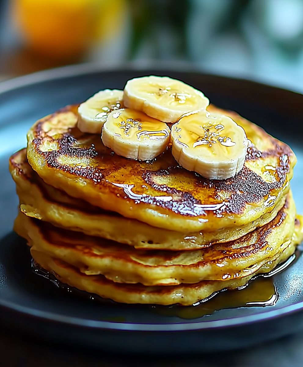 Gesunde Bananenpfannkuchen