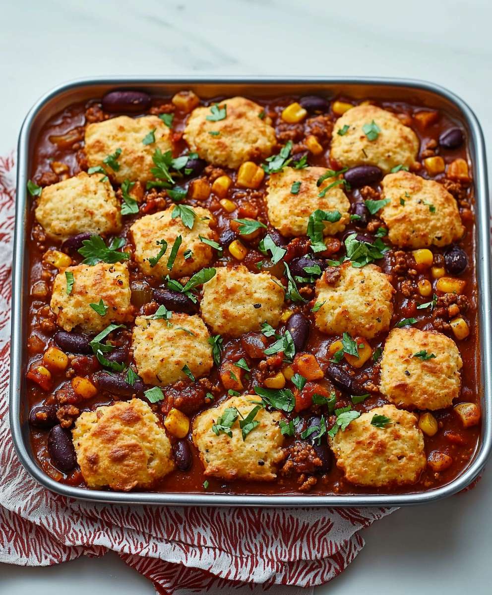 Chili mit geröstetem Gemüse