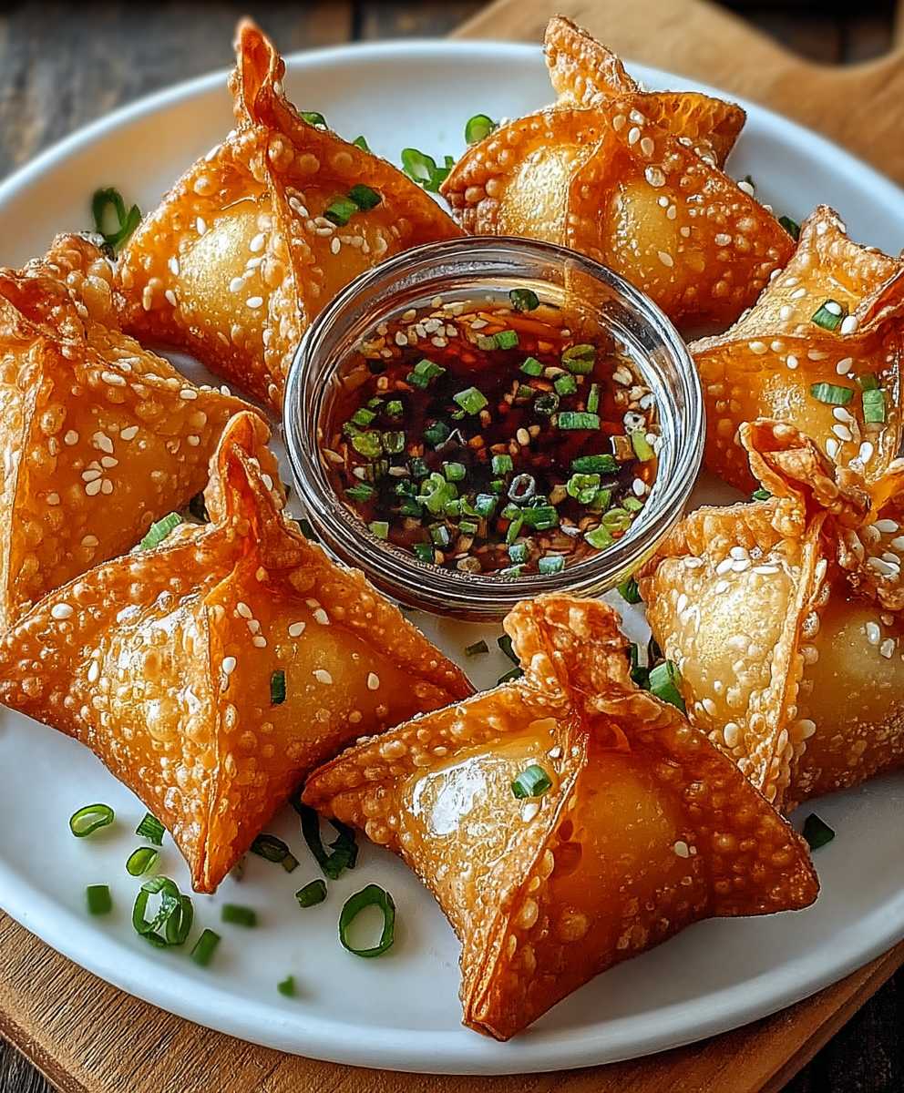 Vegane Crab Rangoon
