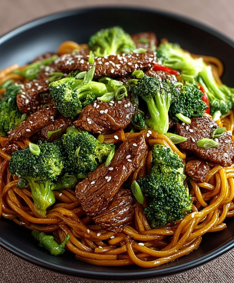 Rindfleisch Brokkoli Lo Mein