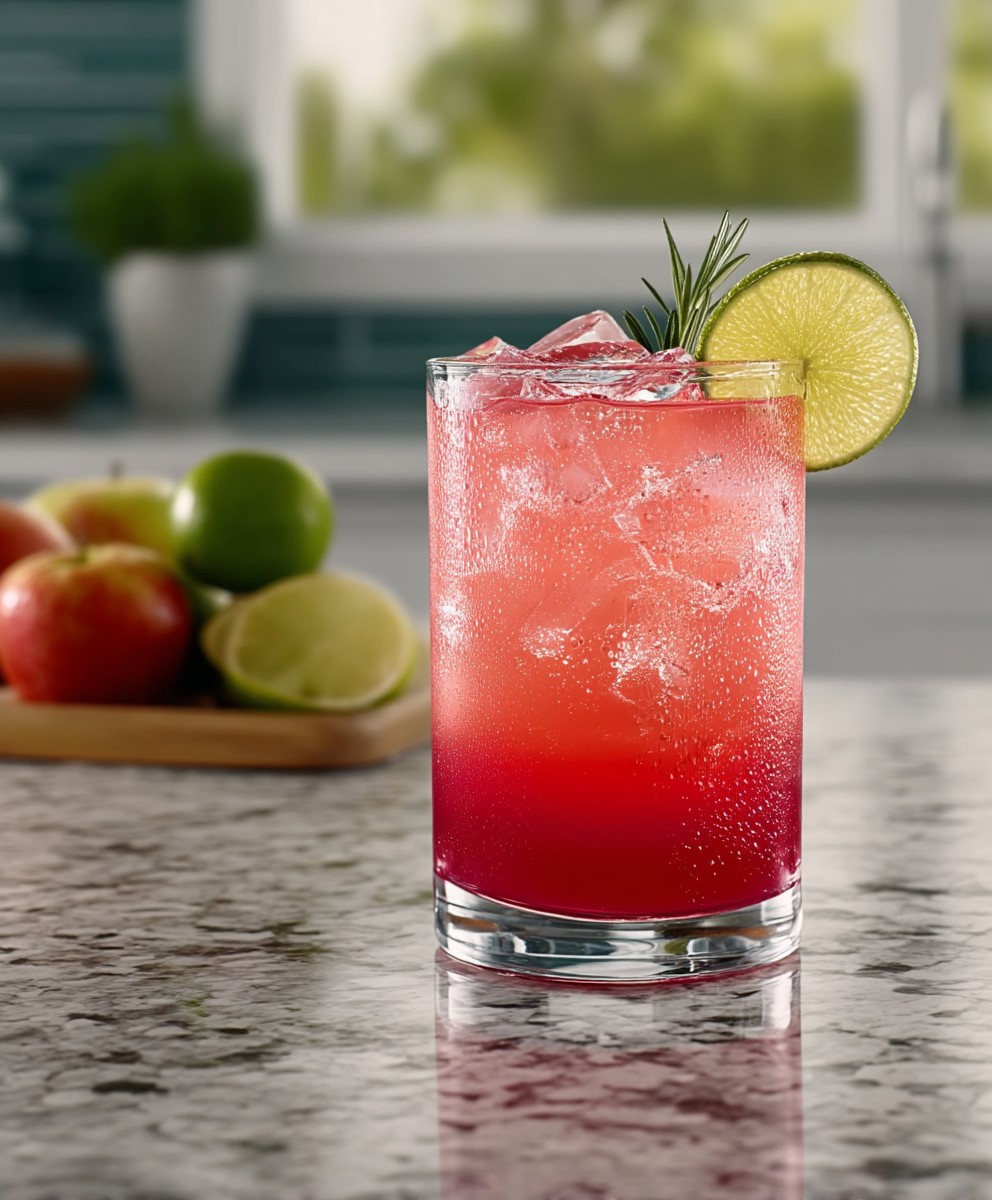 Apfel Cocktail selber machen