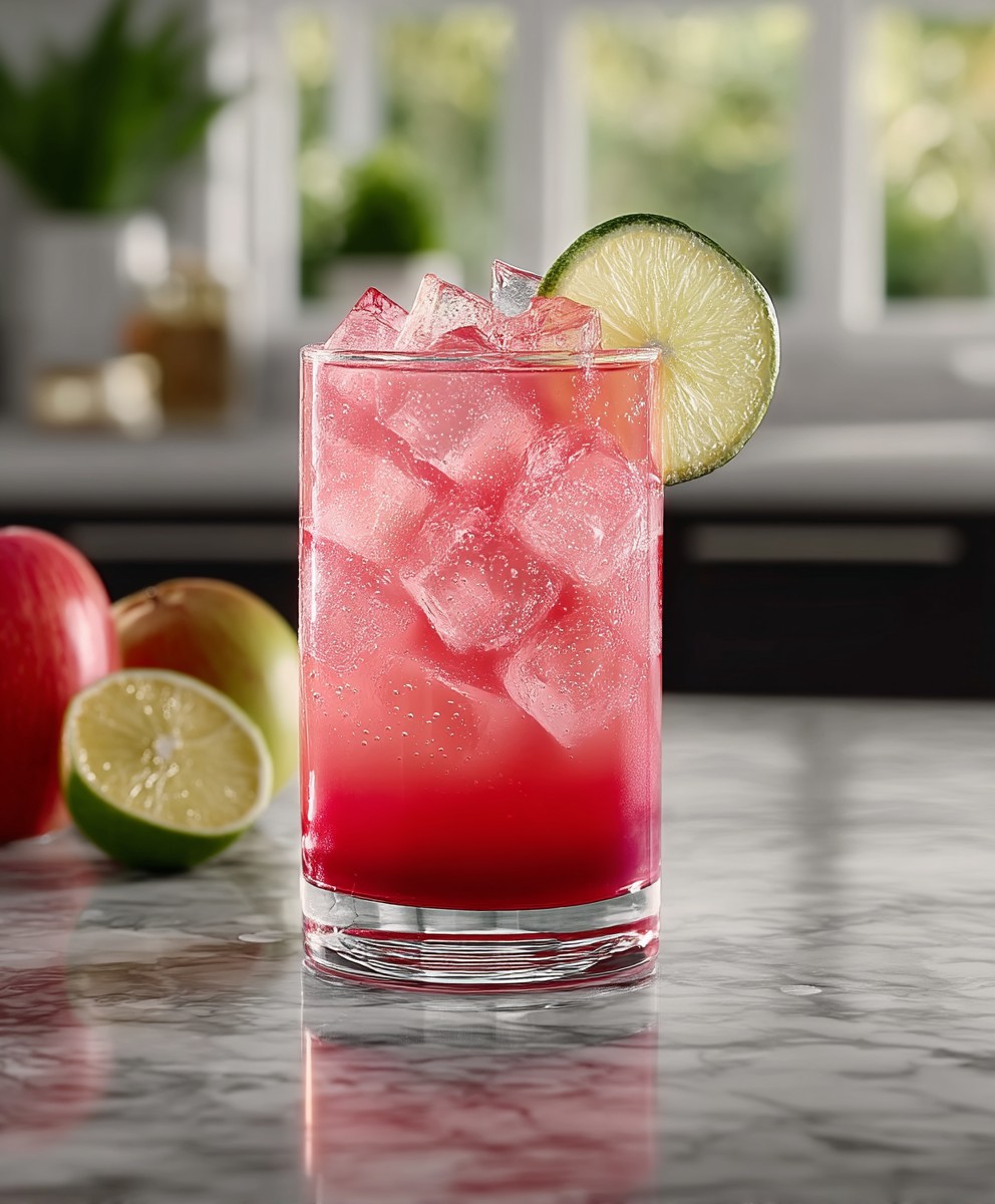 Apfel Cocktail mit Rum