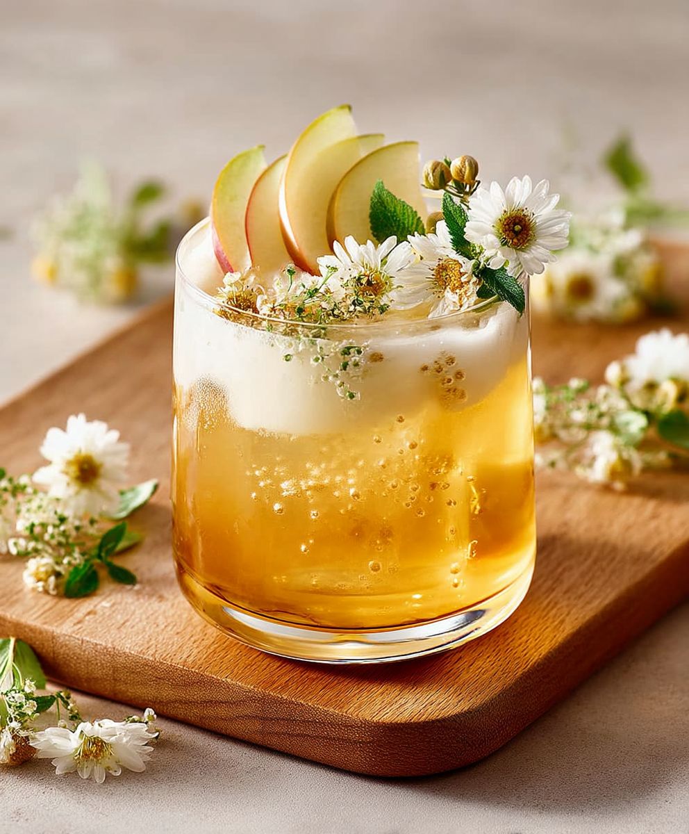 Apfel Kamille Cocktail