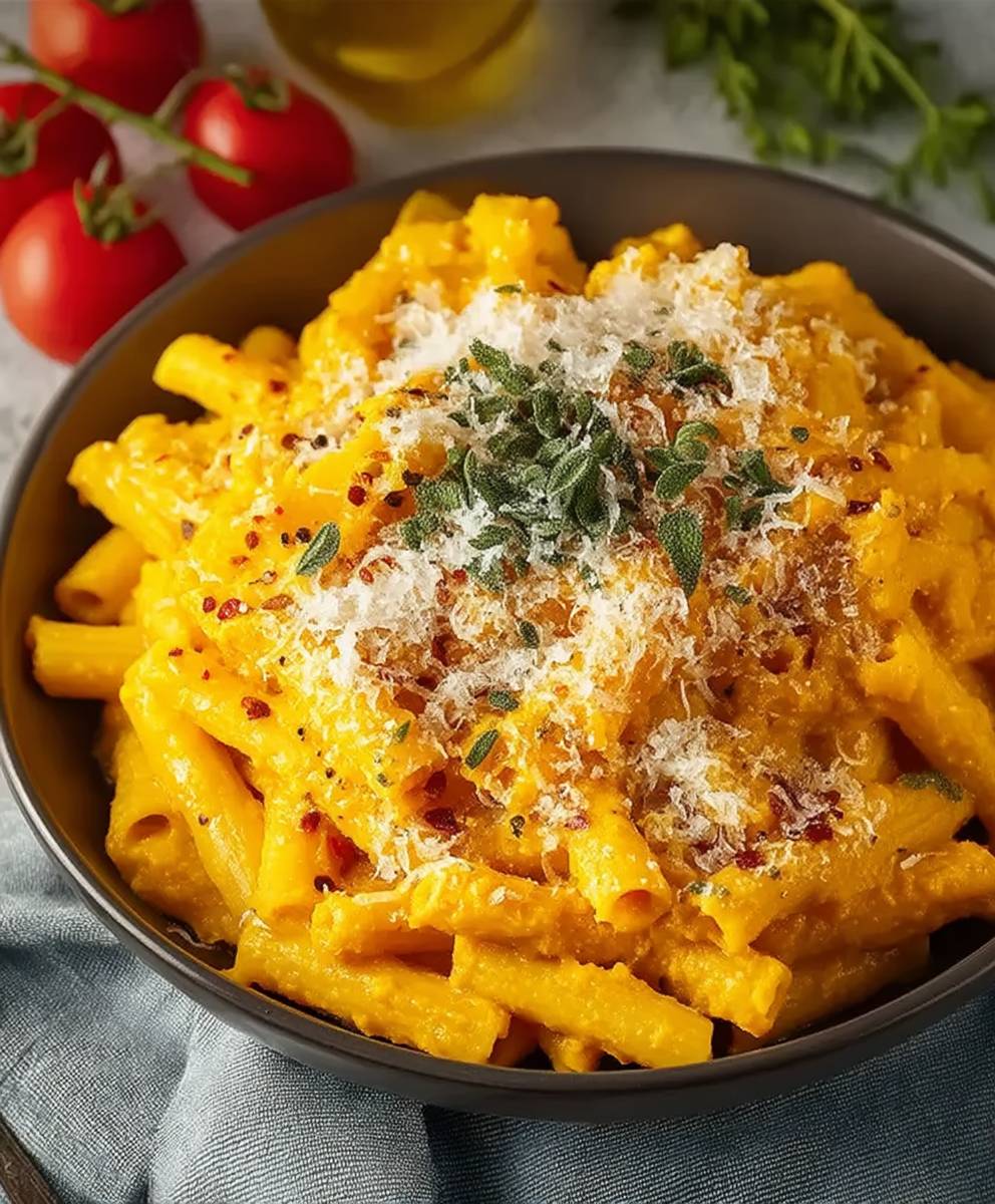 Kürbis Pasta Soße