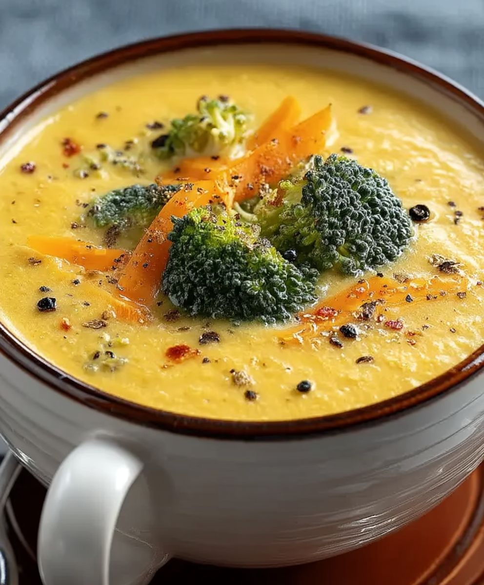 Brokkoli Cheddar Suppe kalorienarm