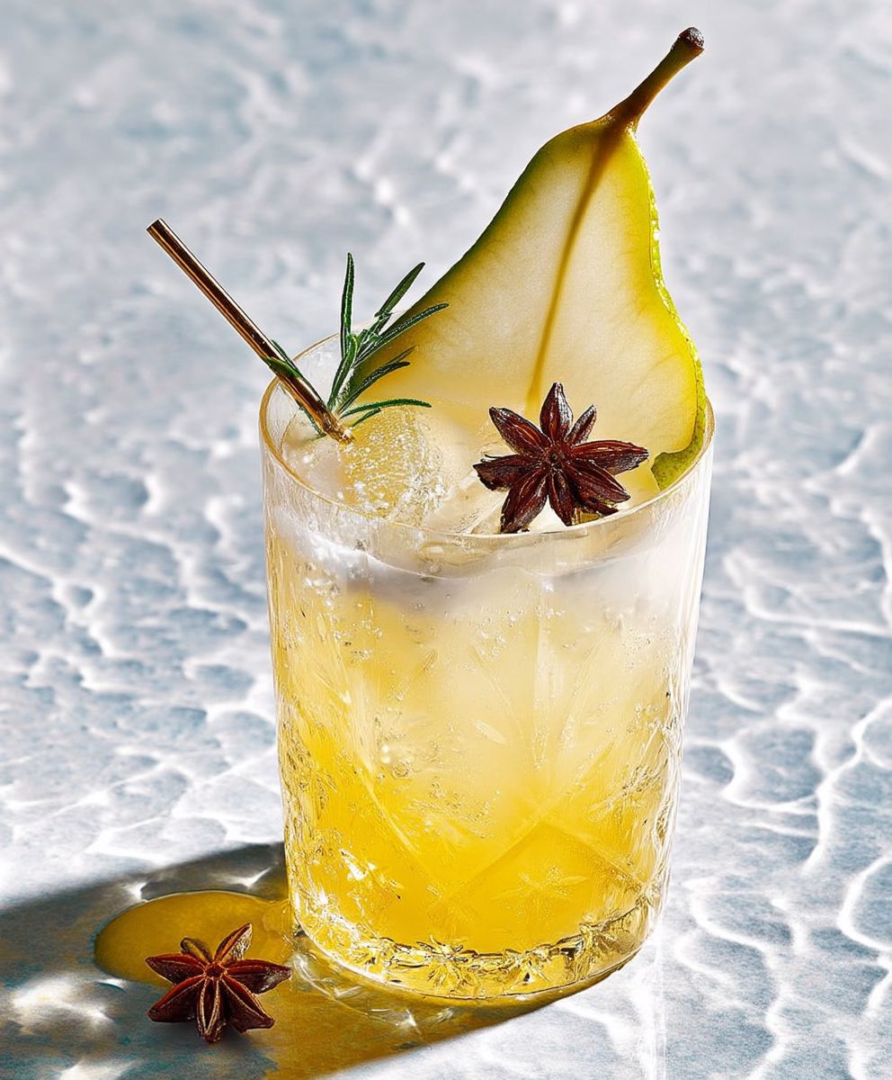 Birne Sour Cocktail