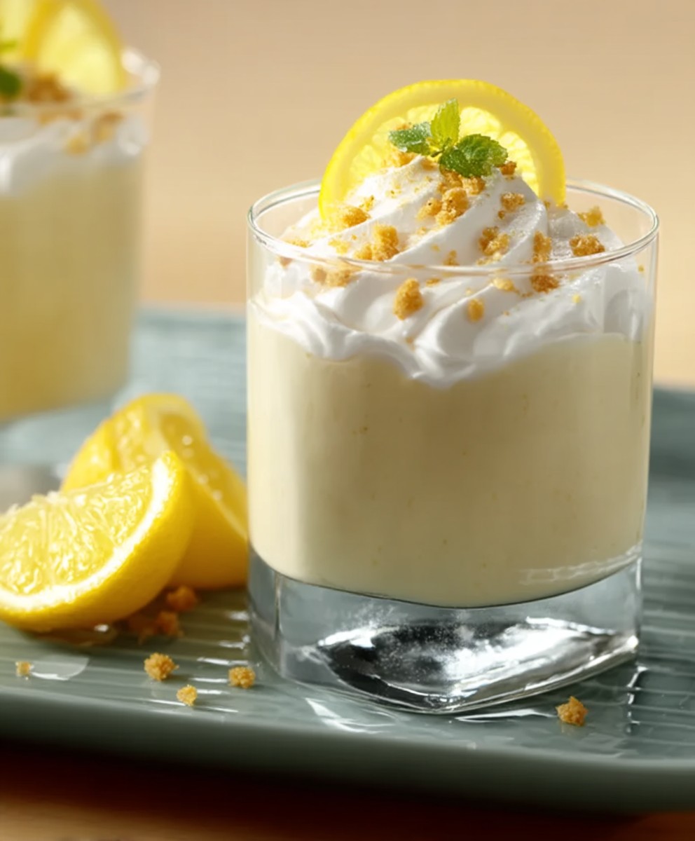 Zitronenbaiserkuchen Shake