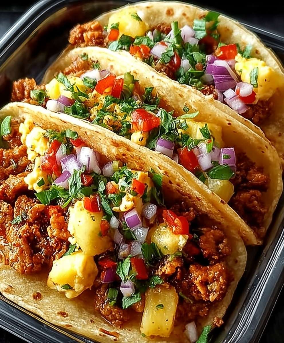Rührei Tacos Frühstück
