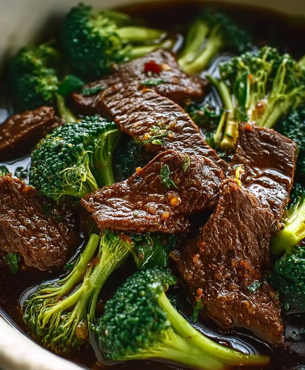 Slow Cooker Rindfleisch Brokkoli