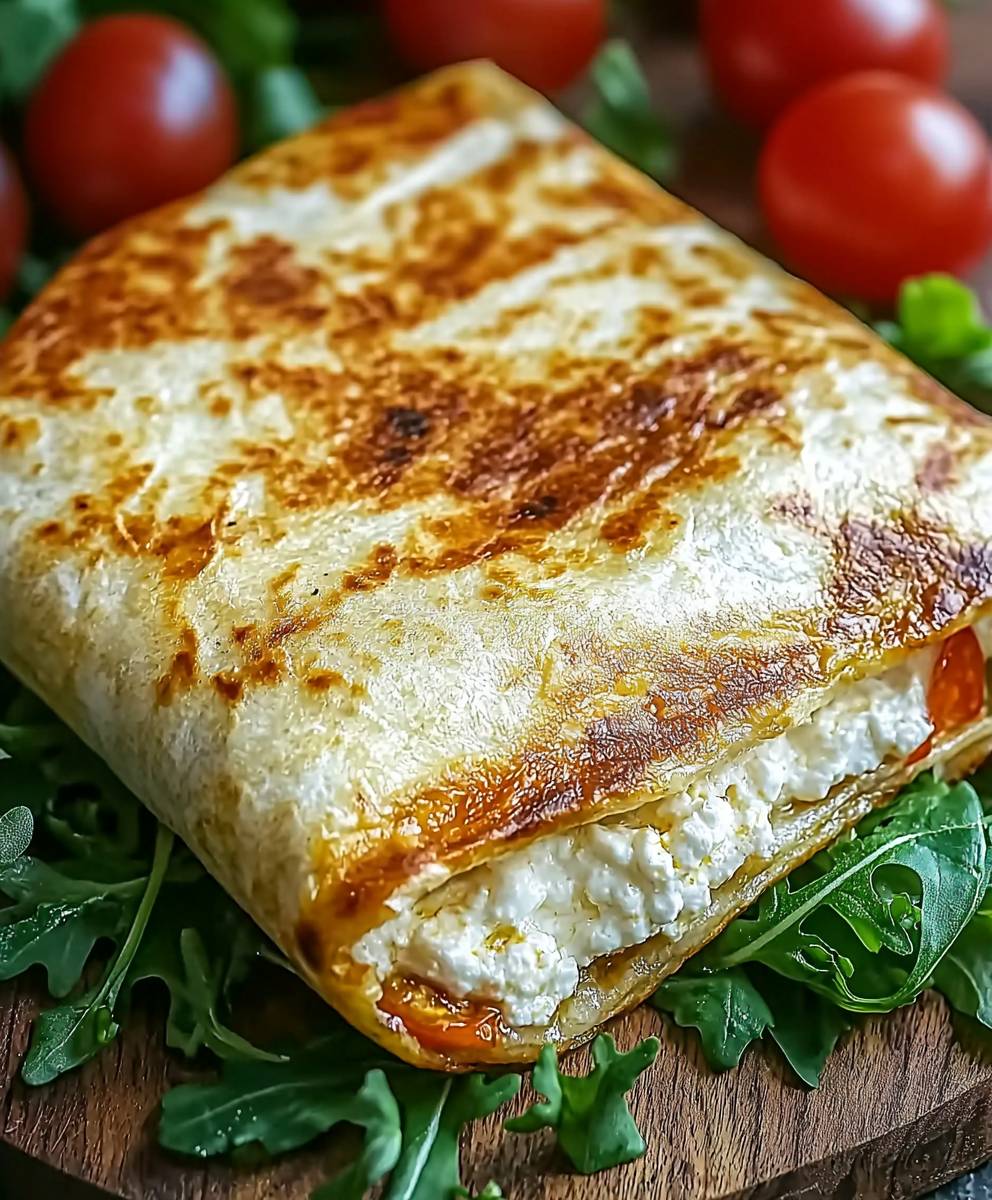 Hüttenkäse Wrap einfach