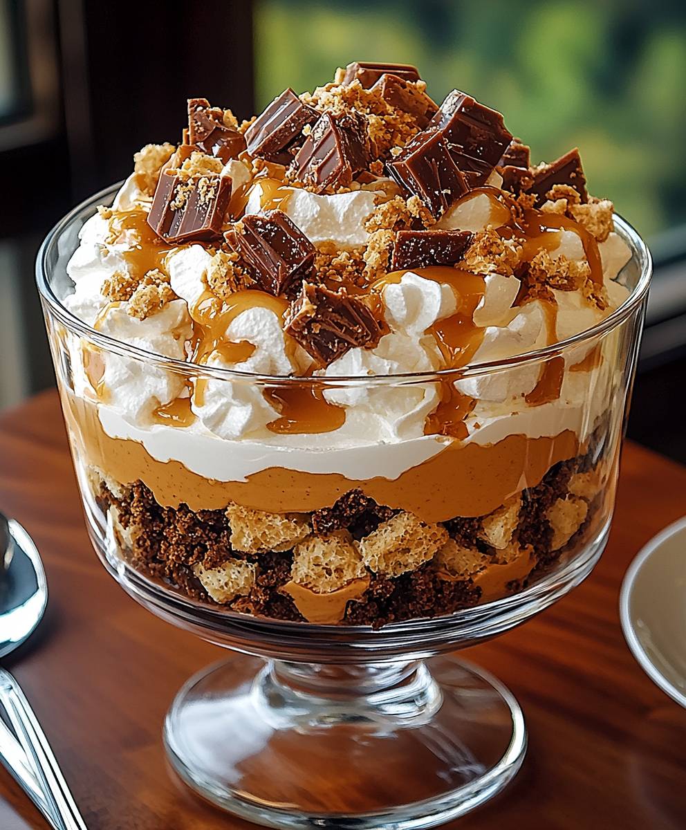 Kürbis Toffee Trifle