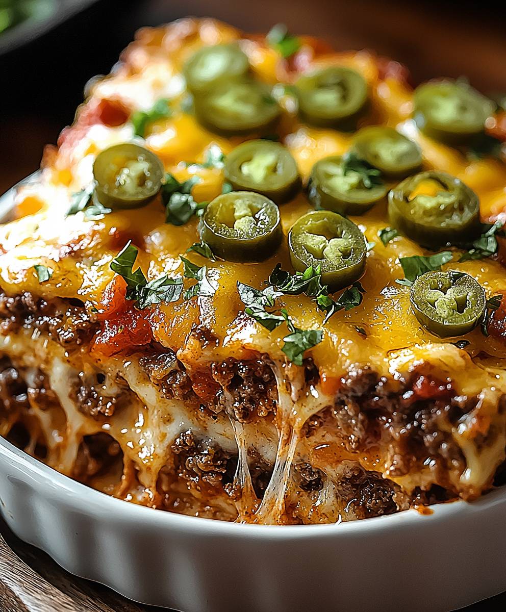 Keto Cheeseburger Auflauf