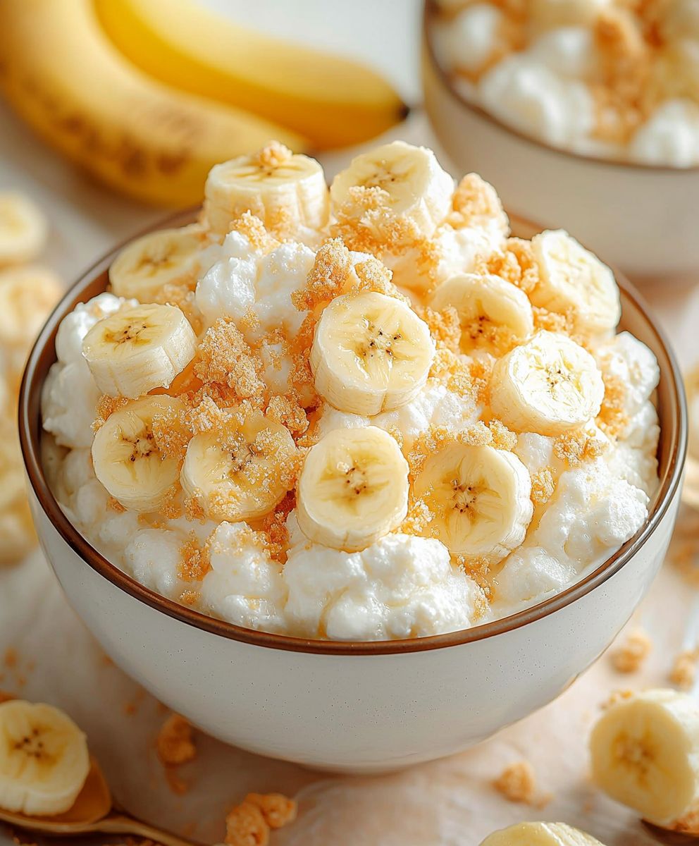 Bananenpudding Fluff selber machen