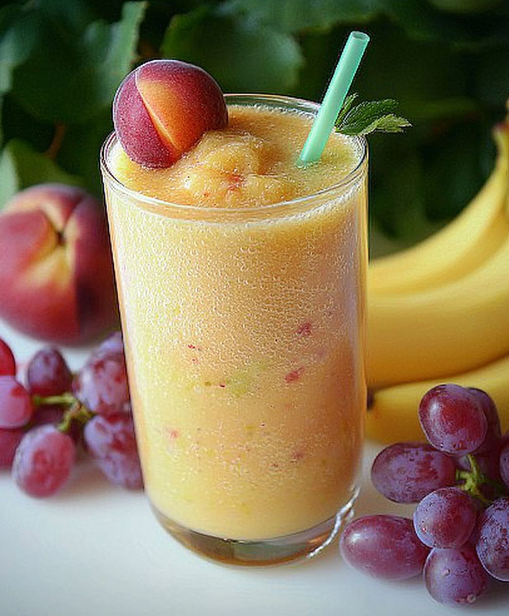 Nektarinen Weintrauben Smoothie