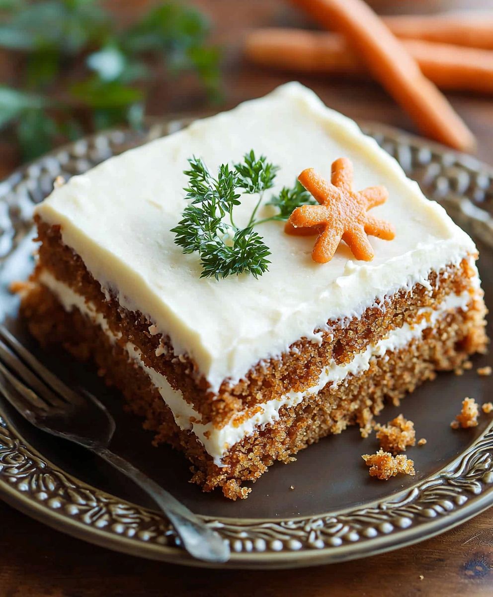 Karotten Blechkuchen backen