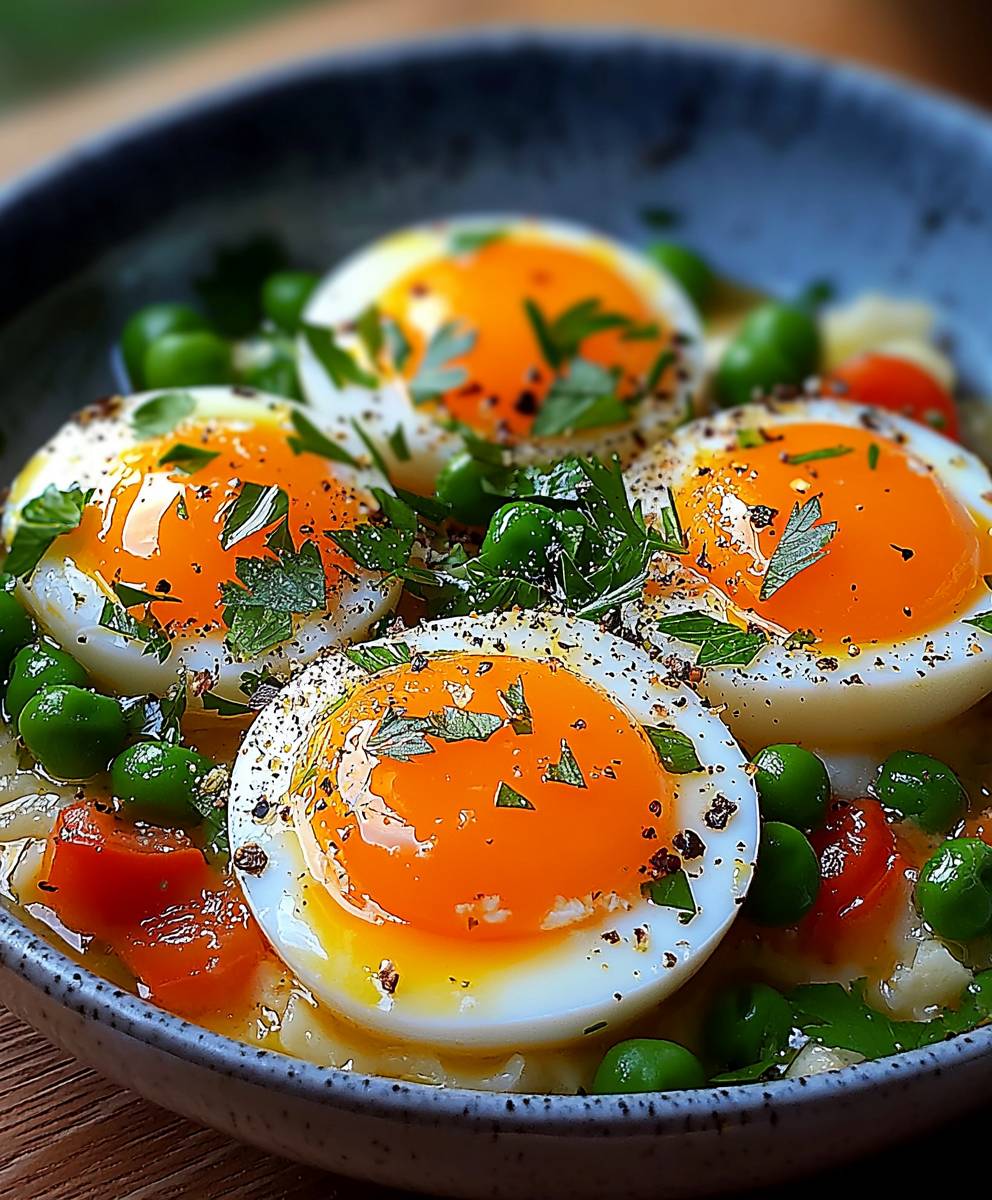 Frühlings Eier Ragout