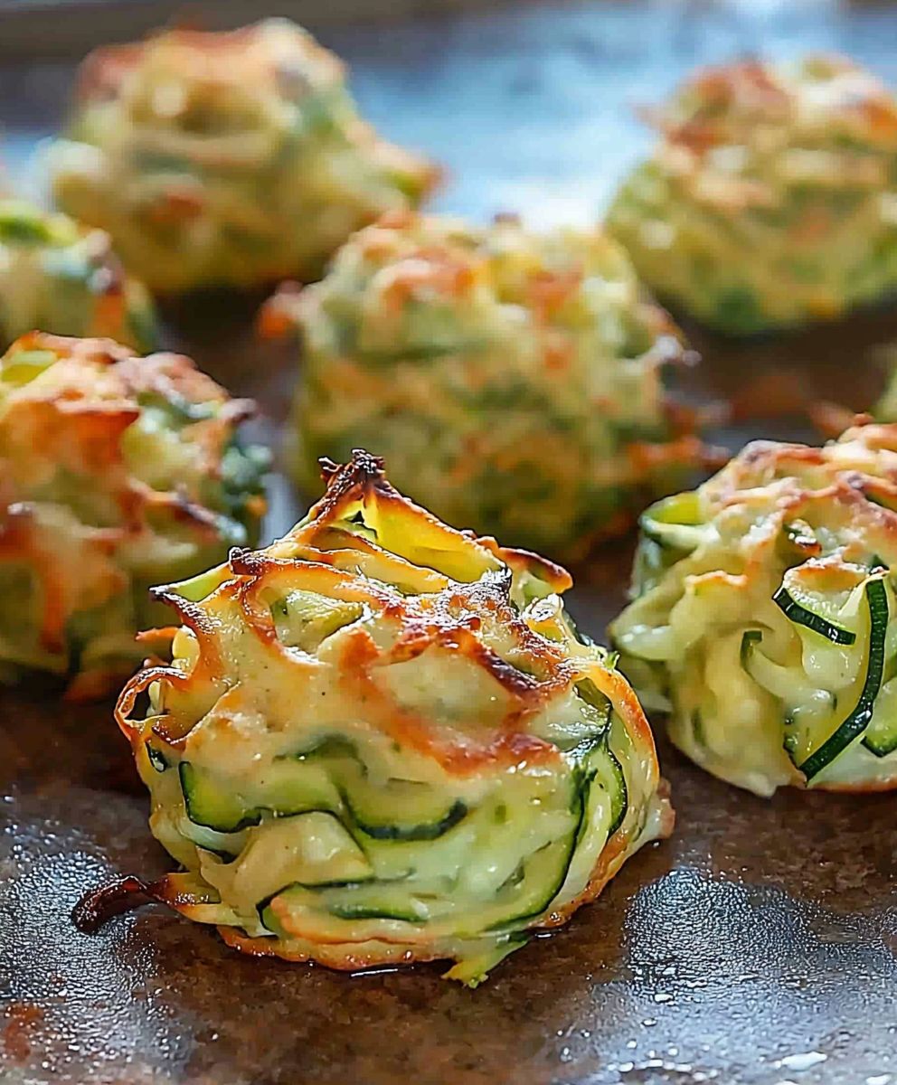 Zucchinipuffer Ofen gebacken