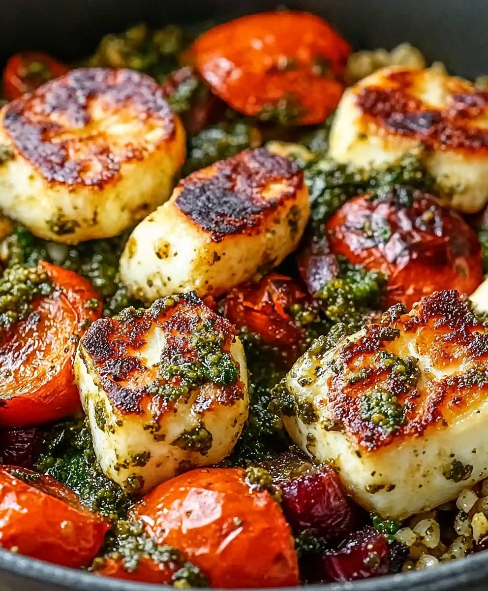 Halloumi Blech mit Gemüse