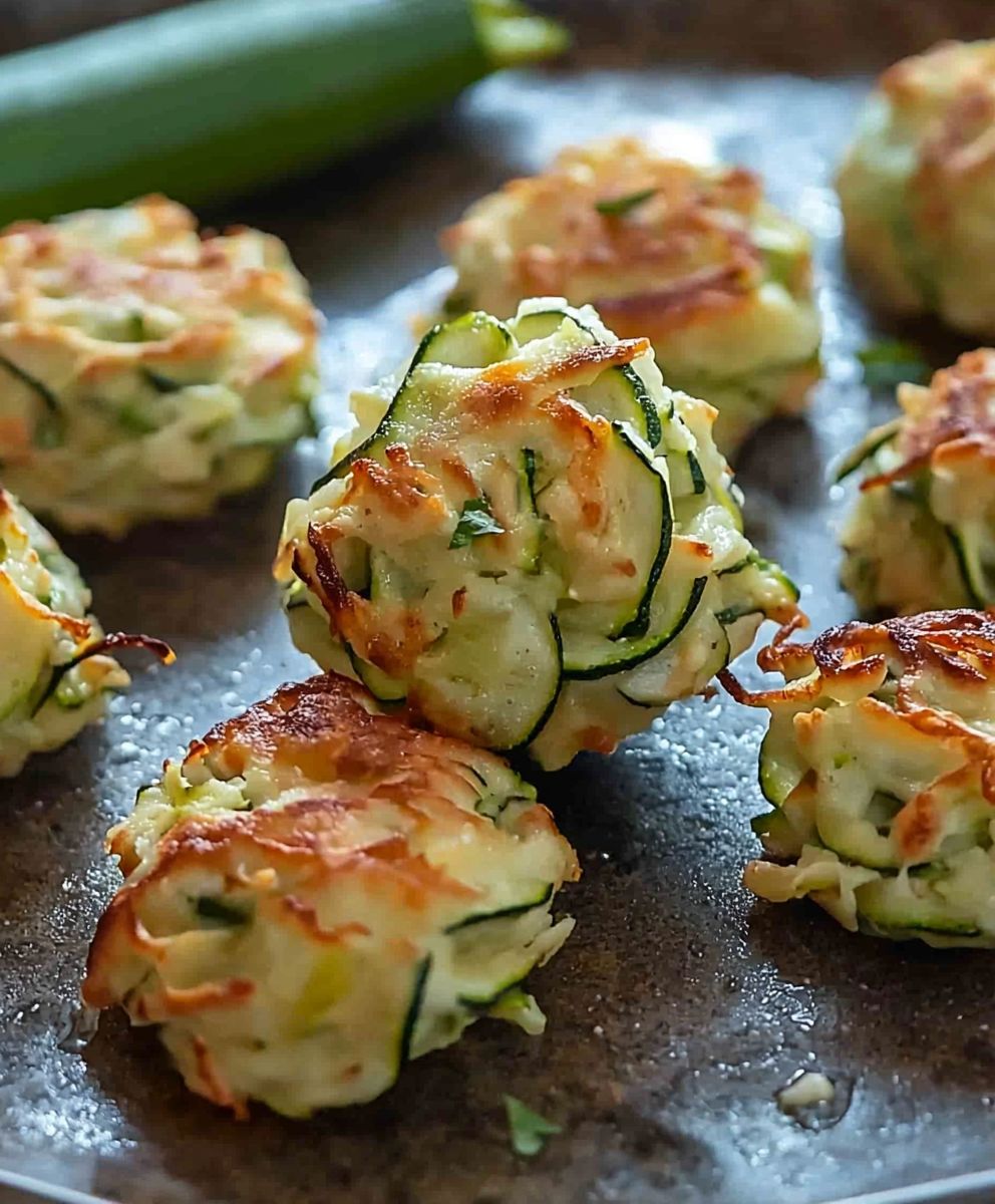Zucchinipuffer Ofen gebacken