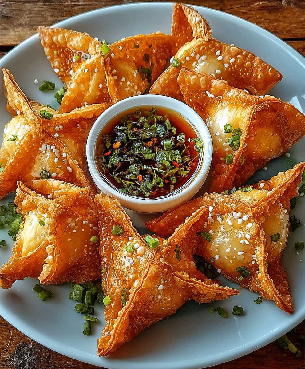 Vegane Crab Rangoon