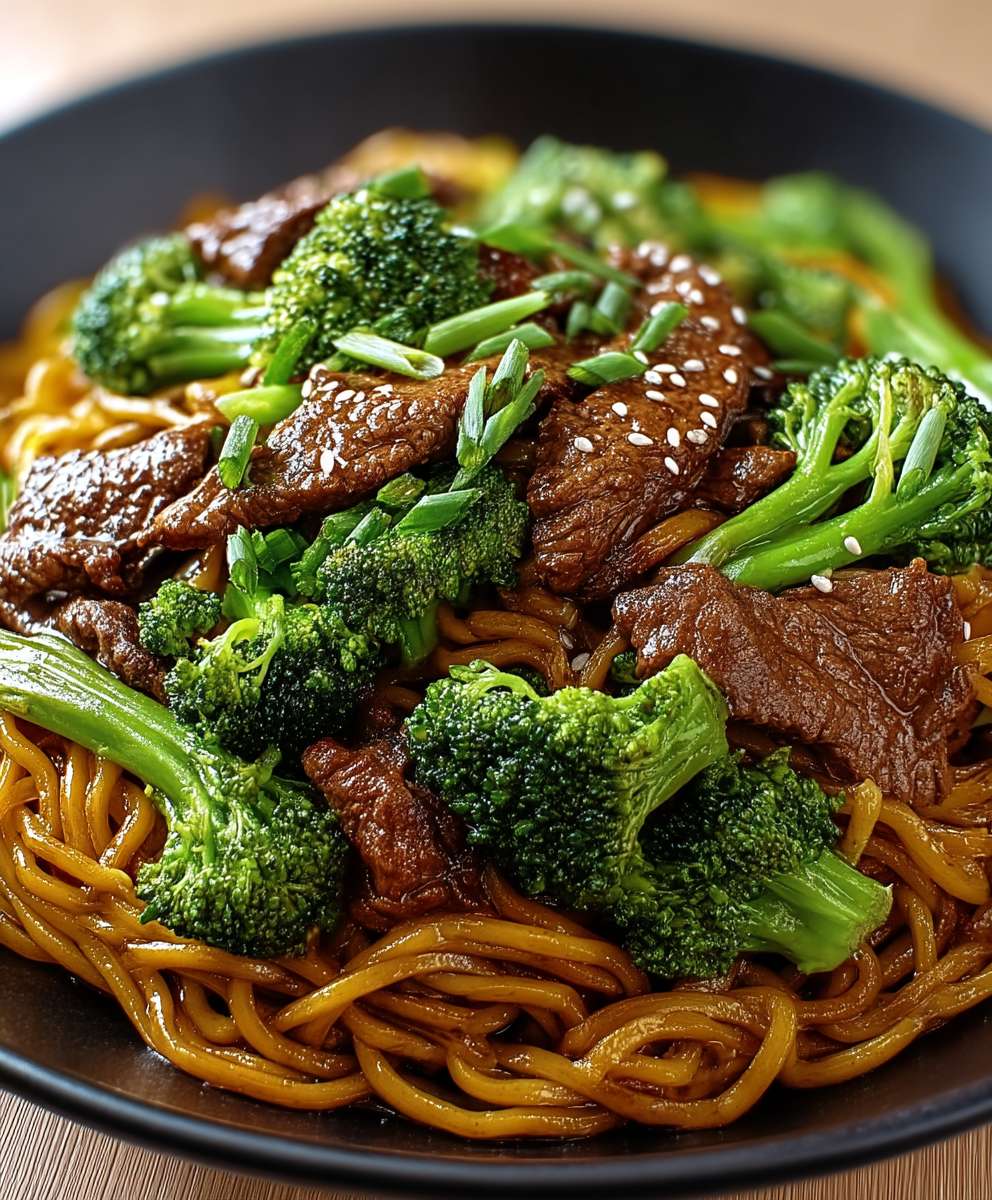 Rindfleisch Brokkoli Lo Mein
