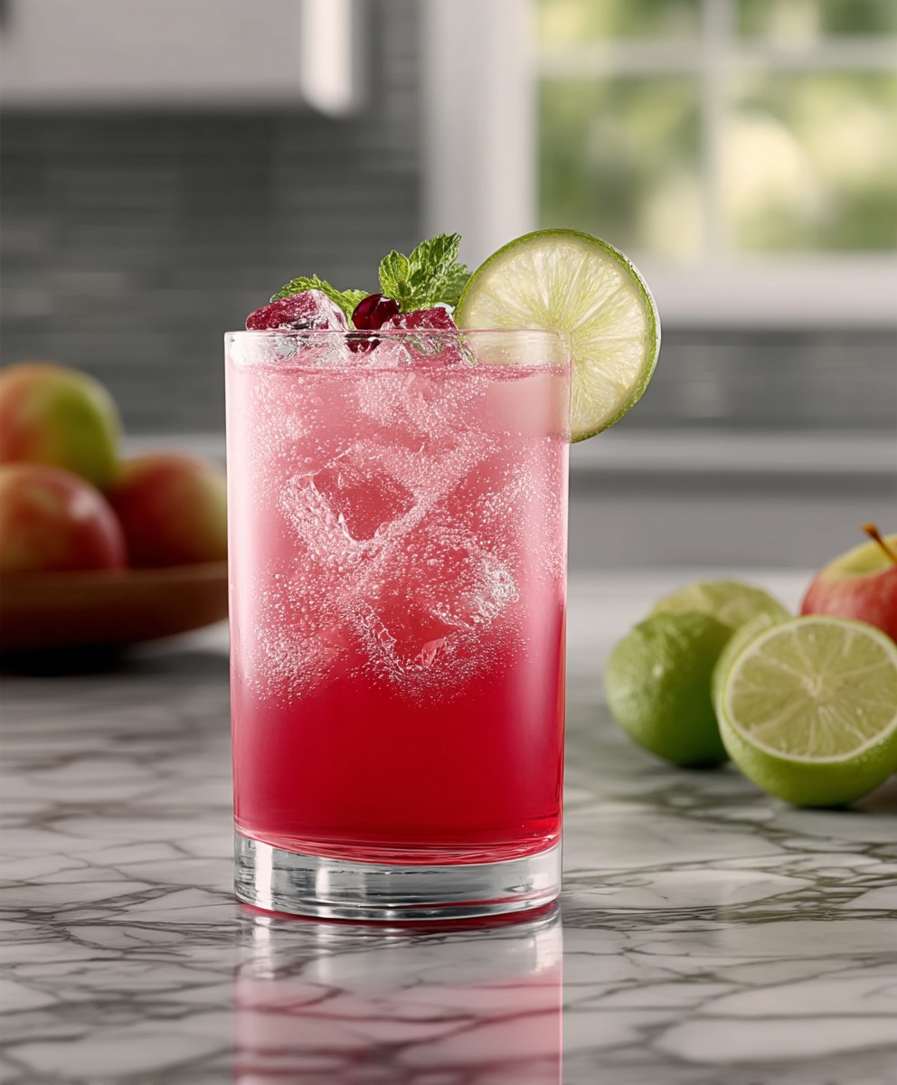 Apfel Cocktail mit Rum