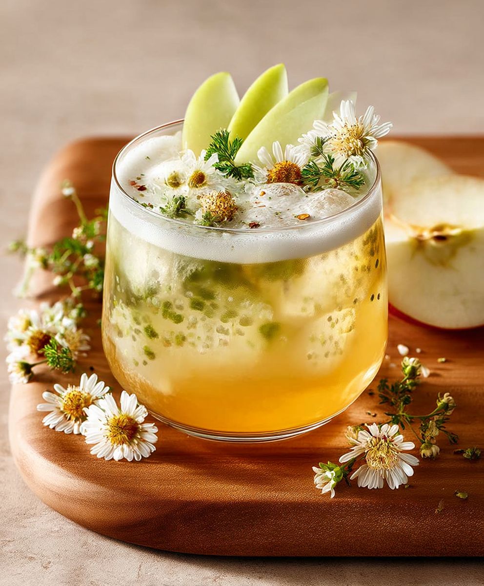 Apfel Kamille Cocktail