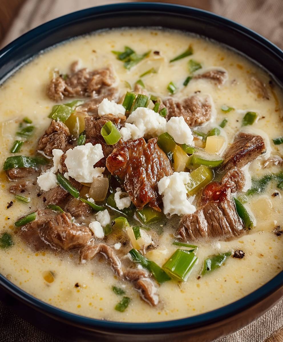 Philly Cheesesteak Suppe