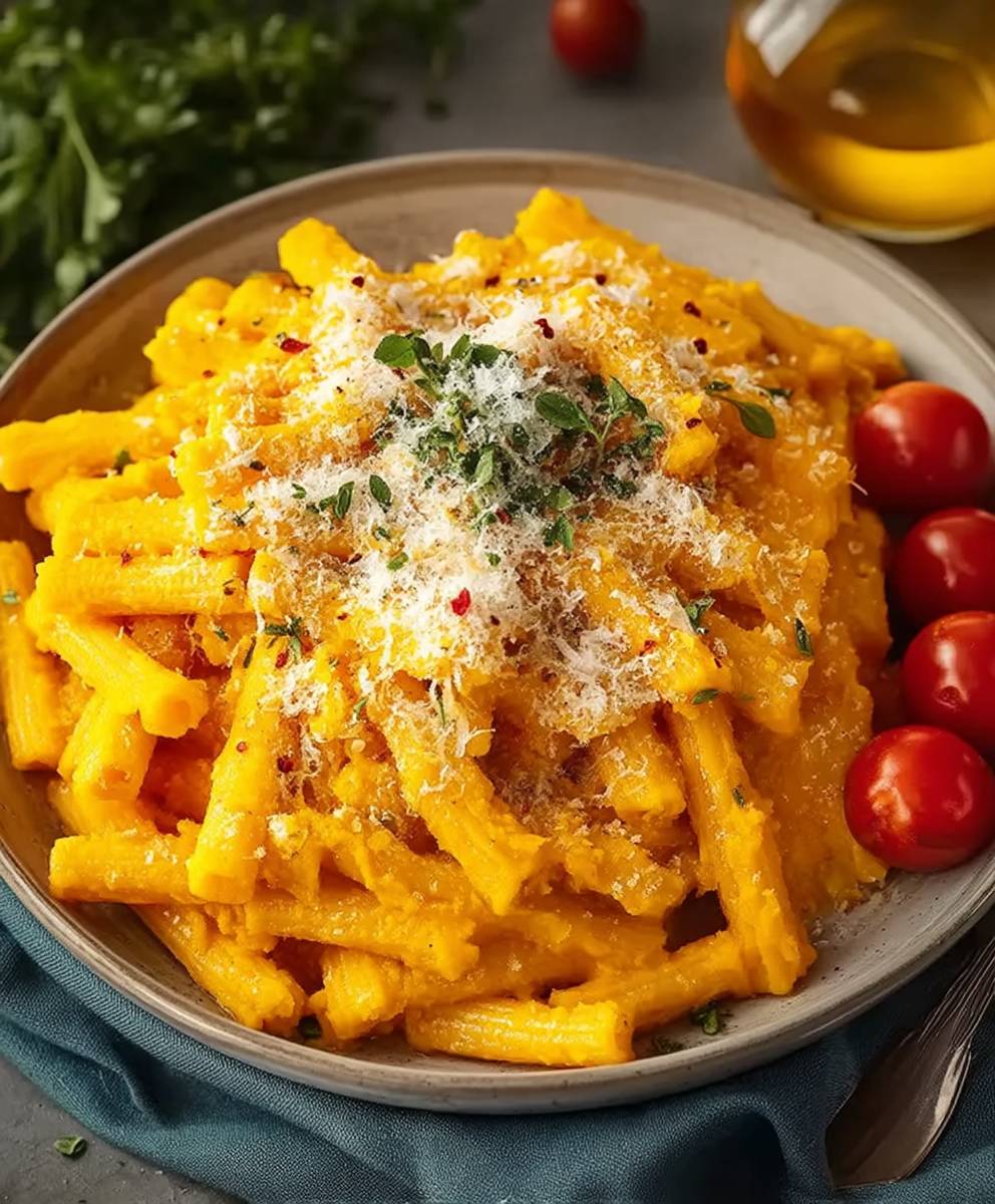 Kürbis Pasta Soße