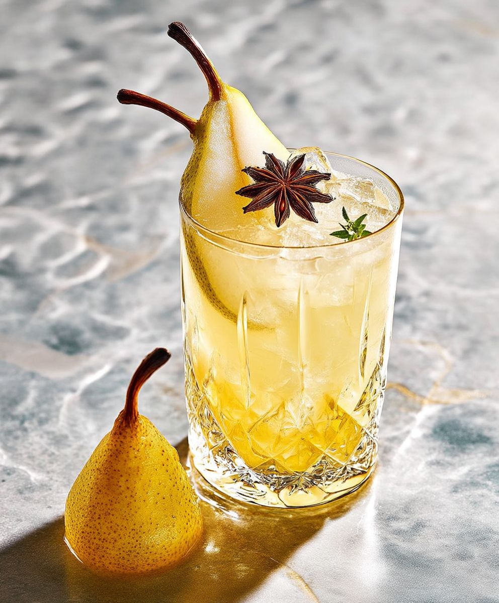 Birne Sour Cocktail