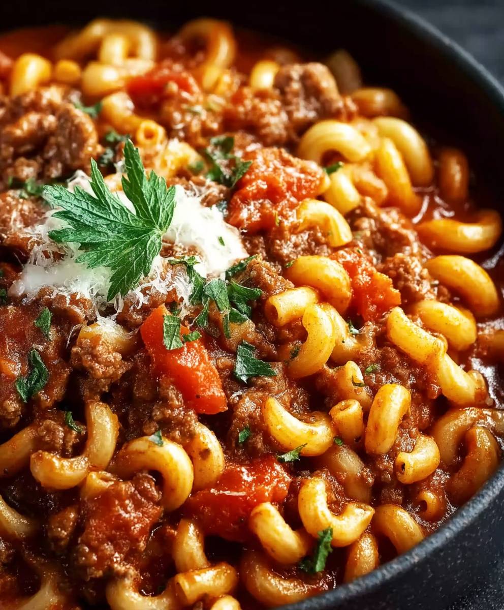Amerikanisches Gulasch kochen