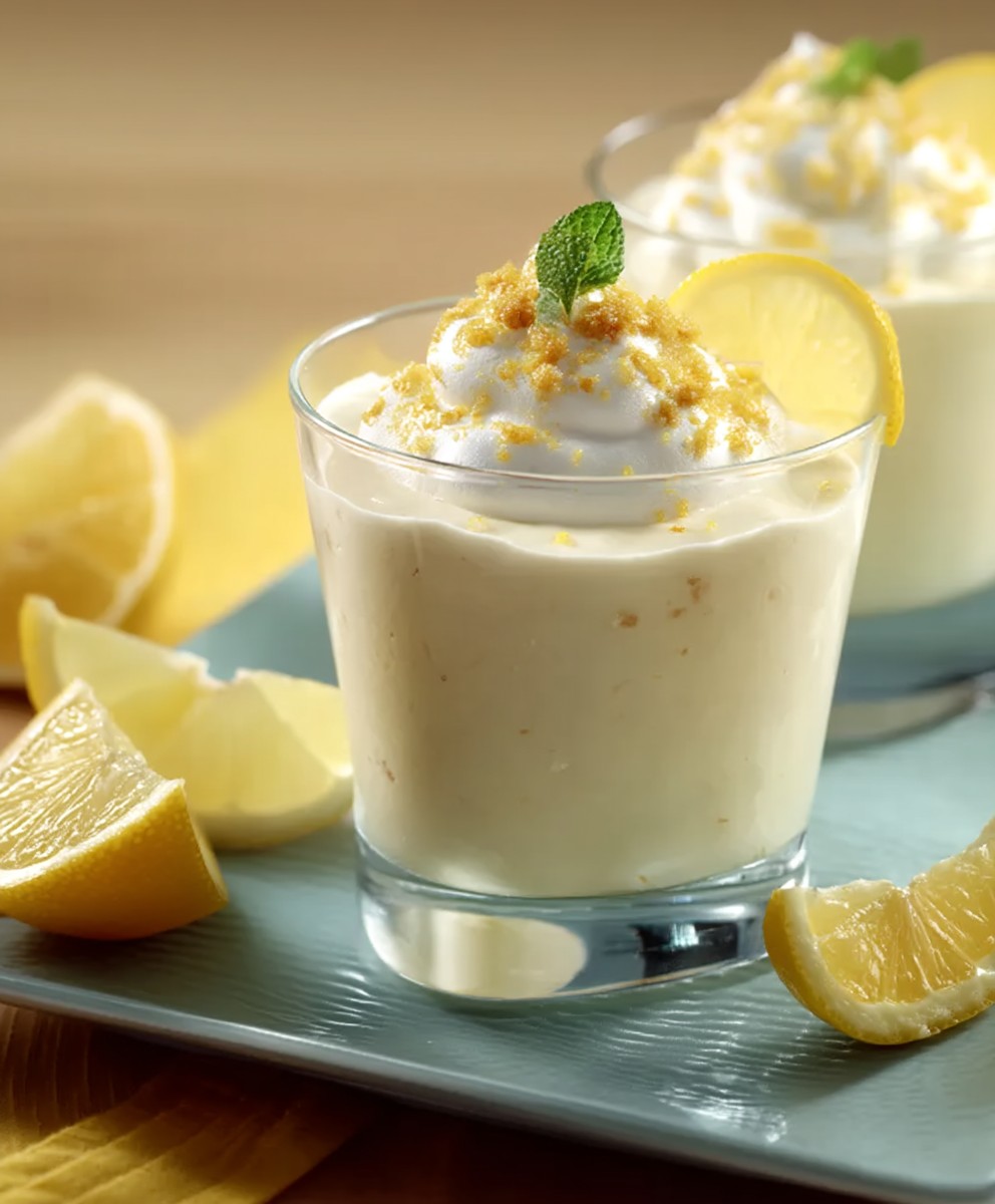 Zitronenbaiserkuchen Shake
