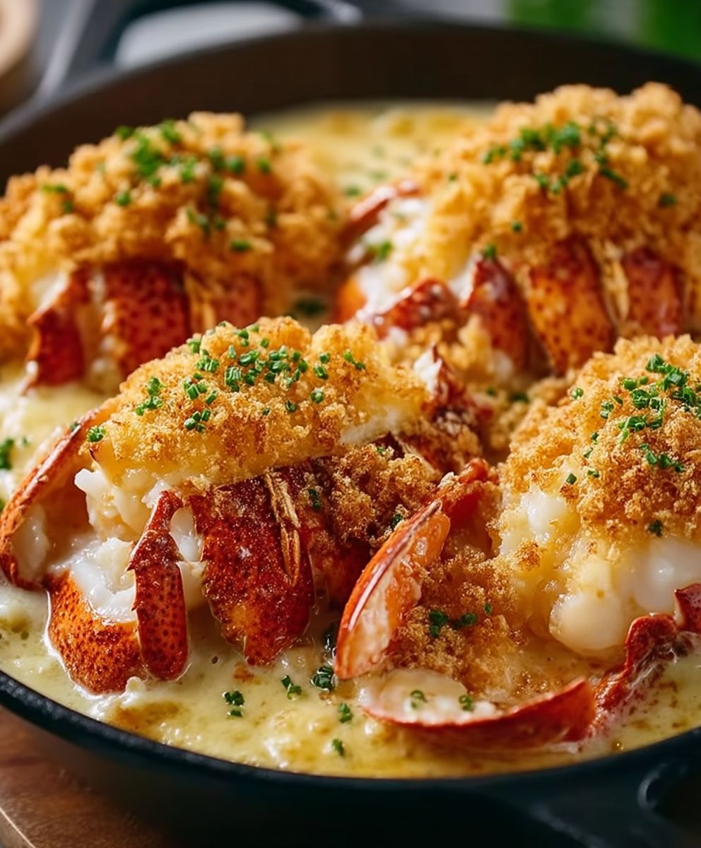 Hummerauflauf Ritz Topping