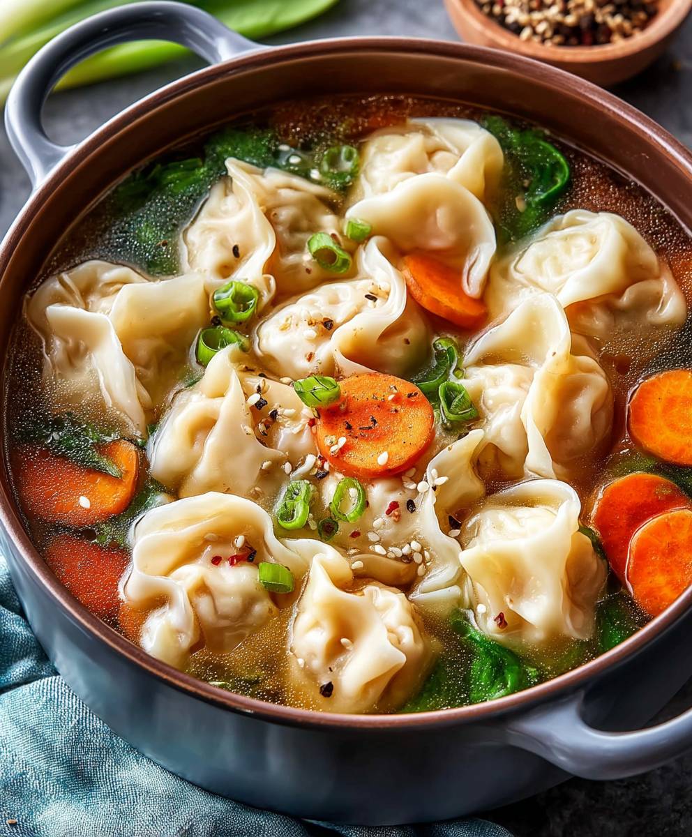 Wonton Suppe selber machen