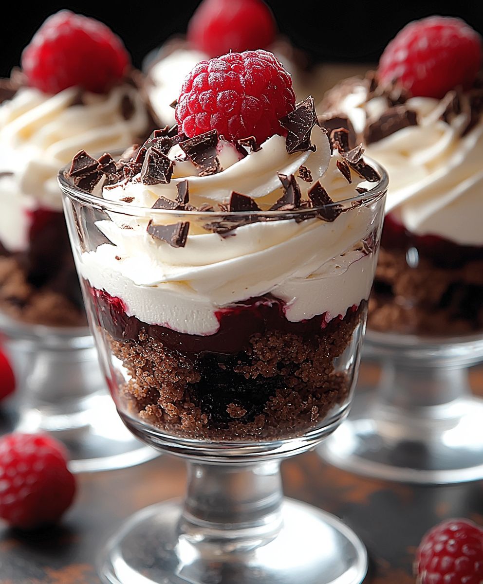 Himbeer Schokoladen Parfait