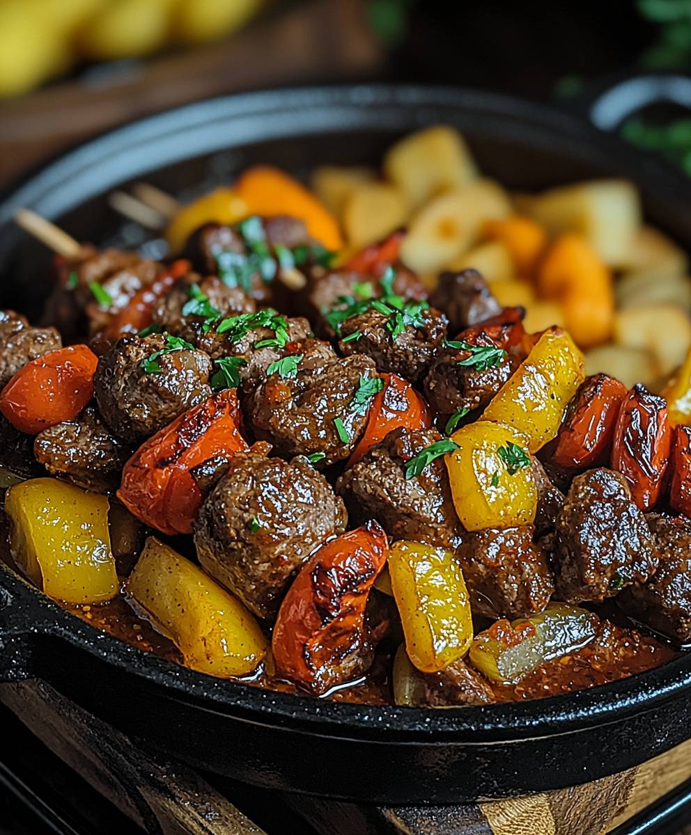 Schaschlik Topf Ofen