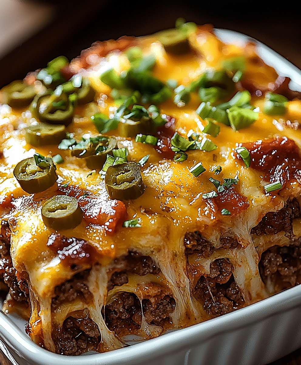 Keto Cheeseburger Auflauf