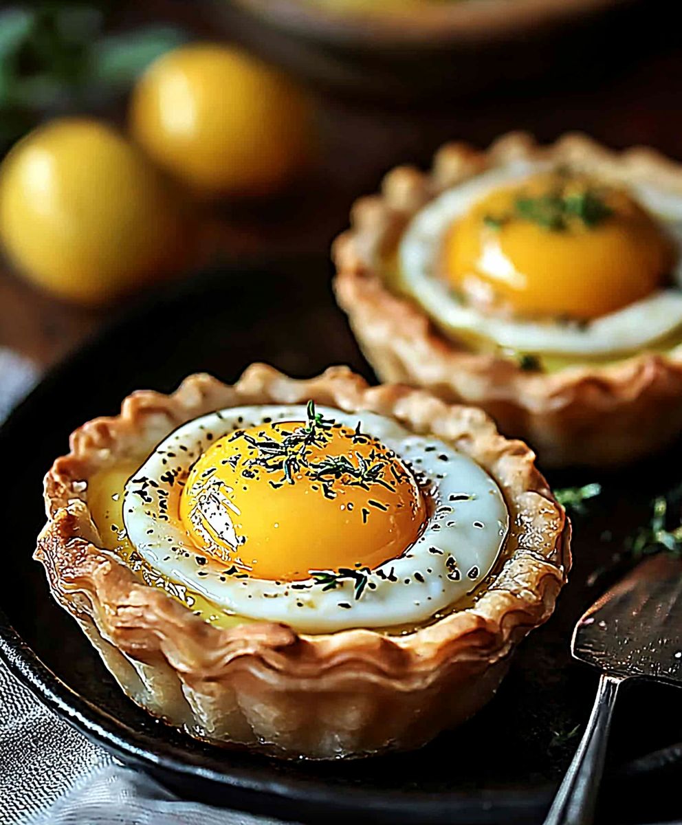 Spiegeleier Tartelettes süß