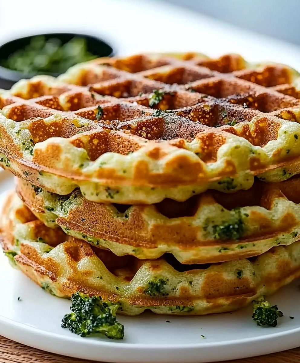 Brokkoli Käse Waffeln