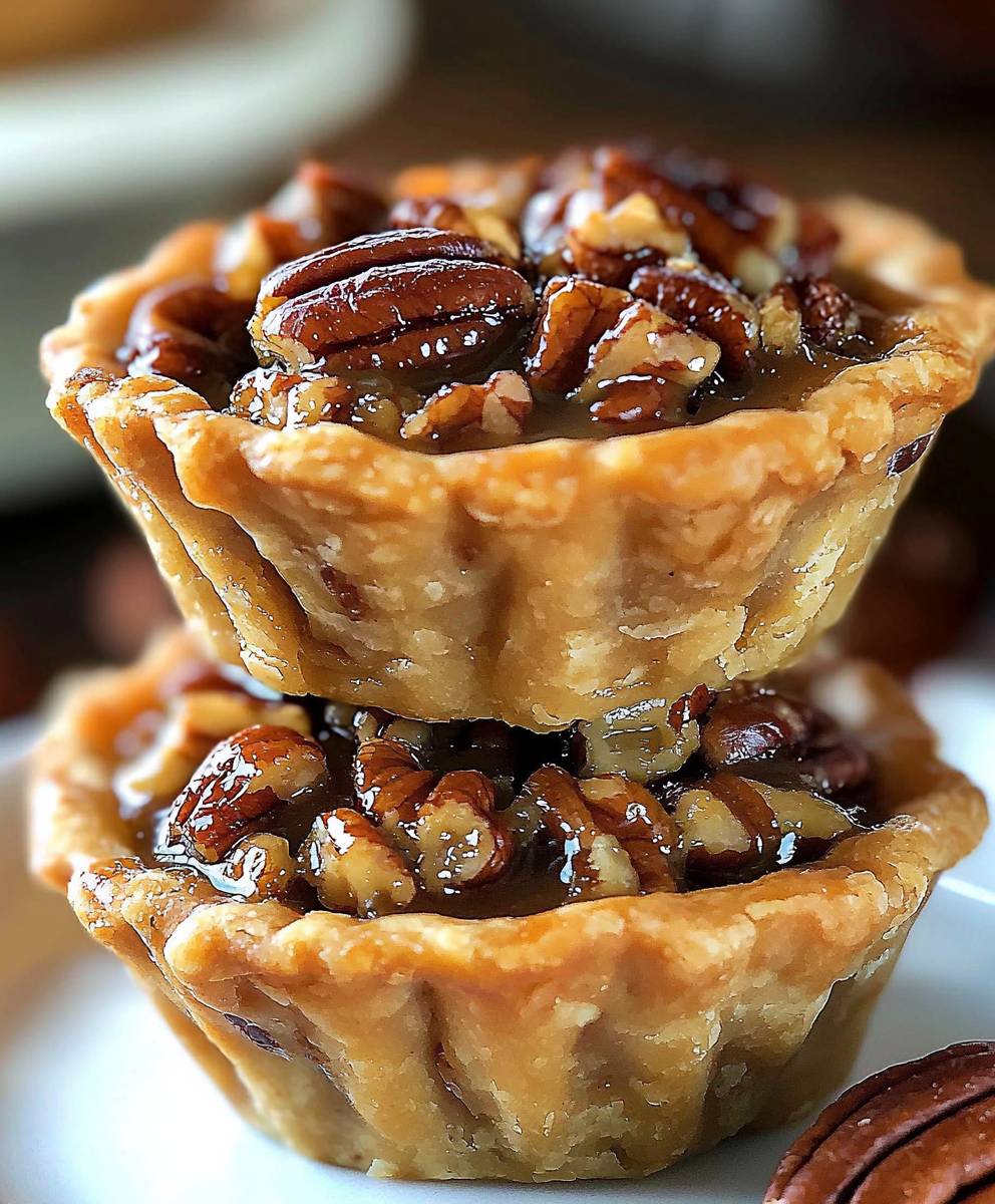 Pekannuss Kuchen Häppchen