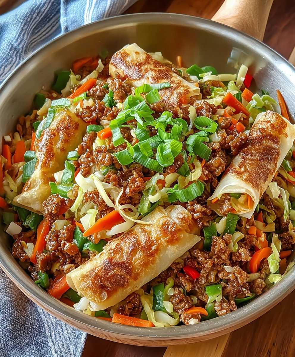 Rührbraten Frühlingsrollen Füllung