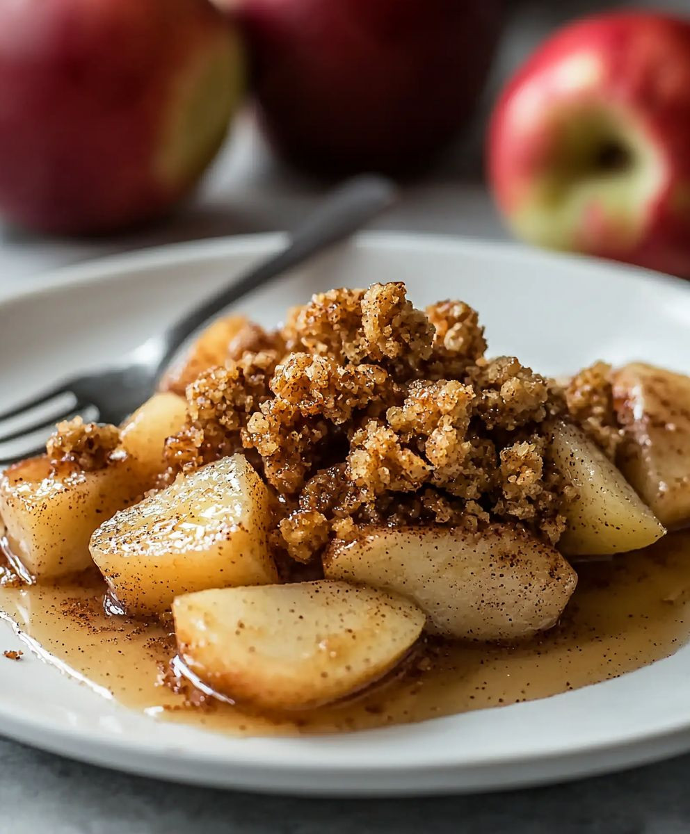 Knusprige Äpfel Zimt