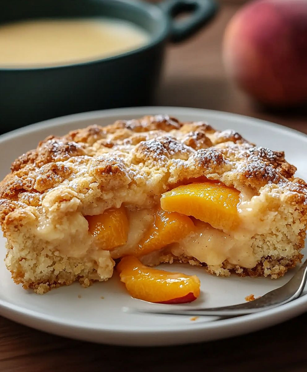 Pfirsich Cobbler backen