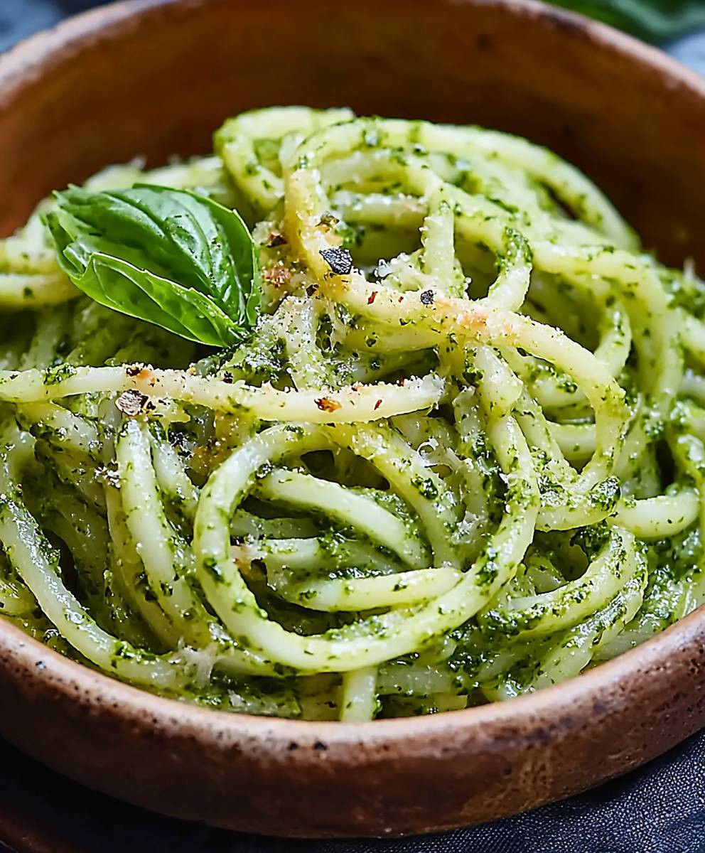 Pesto Zoodles selber machen