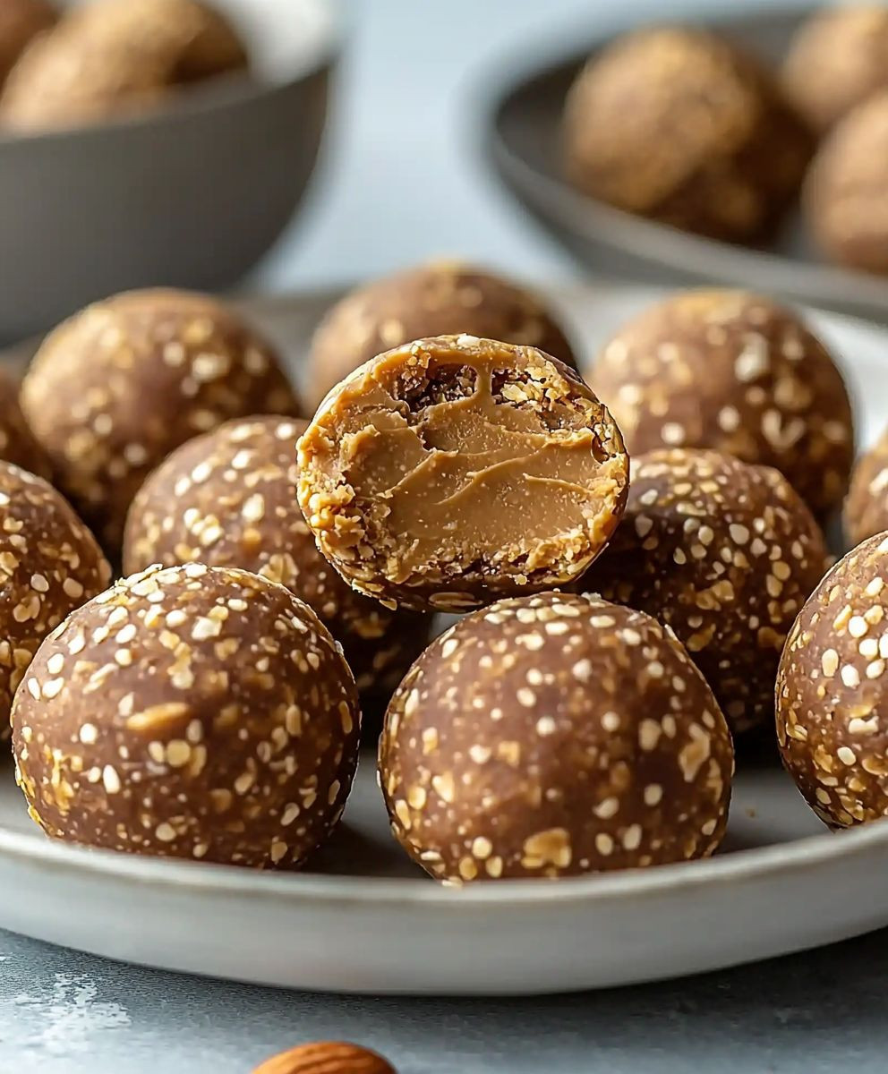 Erdnussbutter Glückskugeln