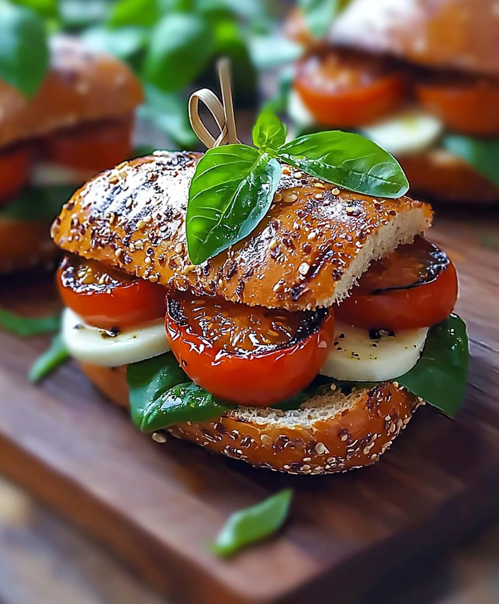 Caprese Sandwich einfach zubereiten