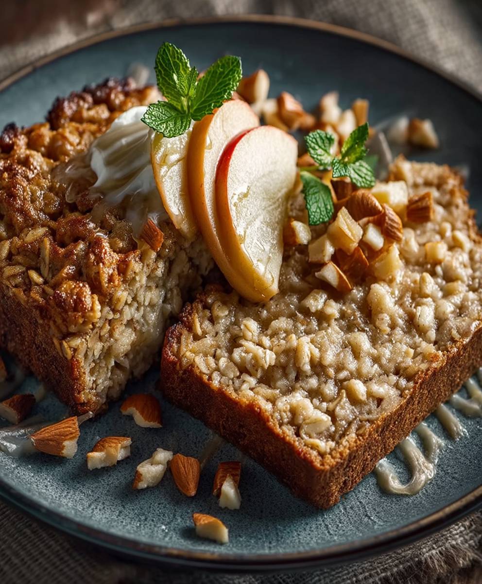Haferflocken Apfelkuchen