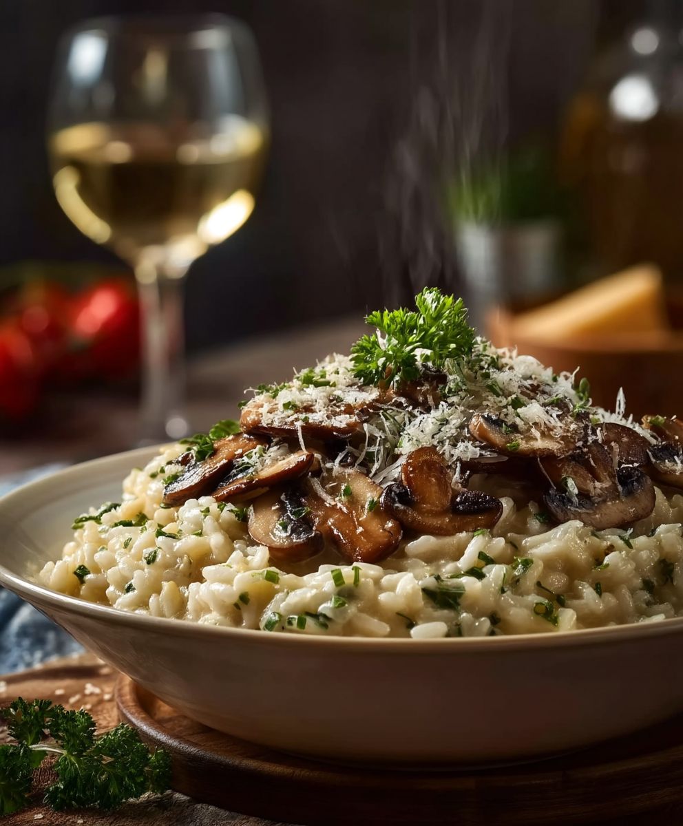 Pilz Risotto selber machen