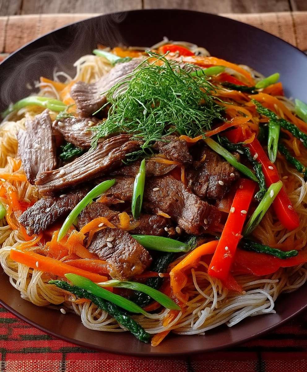 Rindfleisch Mu Err Gemüse Nudeln